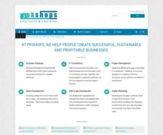PKshops.com(We believe that each IT solution) Screenshot