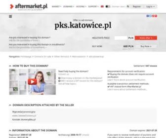 PKS.katowice.pl(Cena domeny: 600 PLN (do negocjacji)) Screenshot