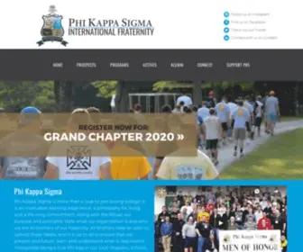 PKS.org(Phi Kappa Sigma) Screenshot