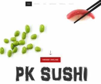 Pksushi.com(Mysite) Screenshot