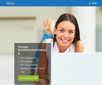 PKV-24.de(Private Krankenversicherung 2021) Screenshot