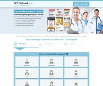 PKV-Tarifcheck.one(Private-Krankenversicherung: Wir vergleichen für Sie) Screenshot