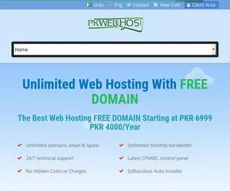 Pkwebhost.net(Cheap Web Hosting) Screenshot