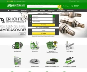PKwteile.ch(Auto Ersatzteile Online Shop) Screenshot