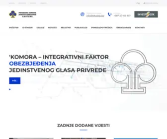 Pkzedo.ba(Privredna komora ZDK) Screenshot
