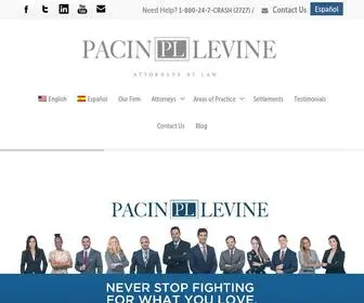 PL-Law.com(Pacin Levine Attorneys At Law) Screenshot