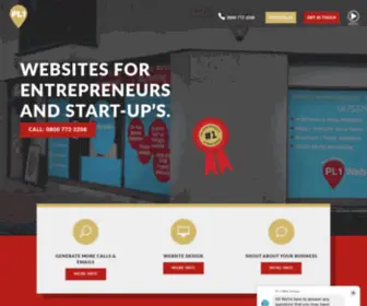 PL1Webdesign.com(PL1 Plymouth Web Design) Screenshot