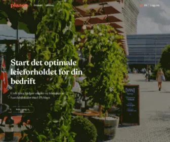 Plaace.co(Plaace er en datadrevet markedsplass for utleie og leie av serverings) Screenshot