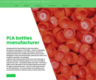 Plabottles.eu(PLA bottles) Screenshot