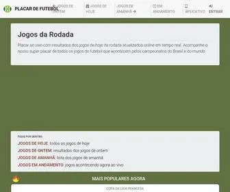 Placardefutebol.com.br(PLACAR AO VIVO) Screenshot