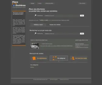 Place-Des-Encheres.com(Place des Enchères) Screenshot