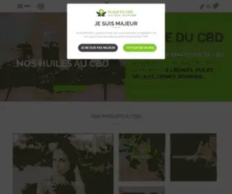 Place-DU-CBD.fr(Acheter légalement vos produits au CBD) Screenshot