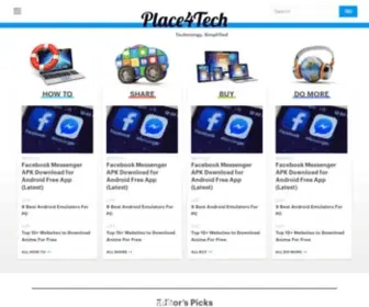 Place4Tech.com(Technology, Simplified) Screenshot