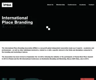 Placebranding.org(The International Place Branding Association (IPBA)) Screenshot