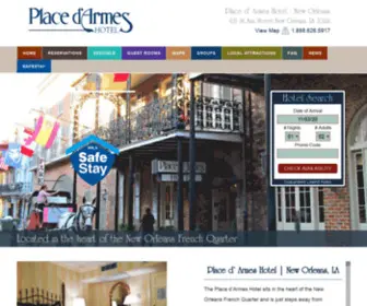 Placedarmes.com(Place d'Armes Hotel Place d Armes Hotel) Screenshot