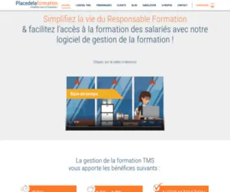 Placedelaformation.com(Logiciel gestion formation TMS) Screenshot