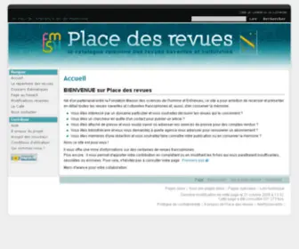 Placedesrevues.com(Accueil) Screenshot