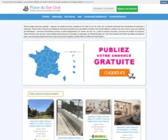Placedubondeal.fr(Place du Bon Deal : Annonces Immobilières) Screenshot