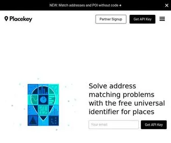 Placekey.io(Solve Address Matching Problems with a Free Universal Location ID) Screenshot