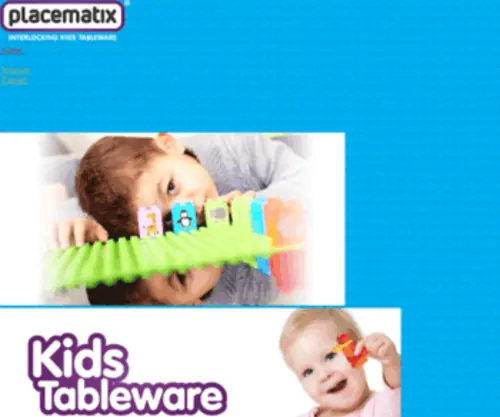 Placematix.com(Interlocking kids tableware) Screenshot