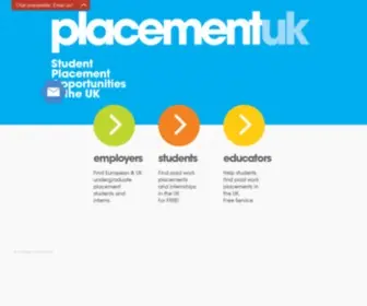 Placement-UK.com(European Student Placements & Internships) Screenshot