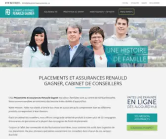 Placementsassurances.ca(Pargi Impôts) Screenshot