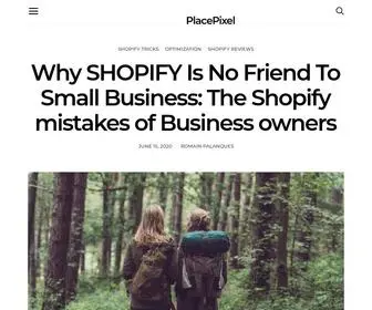 Placepixel.com(All you need to know about shopify explained) Screenshot