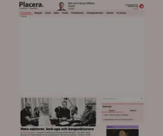 Placera.se(Förstasidan) Screenshot