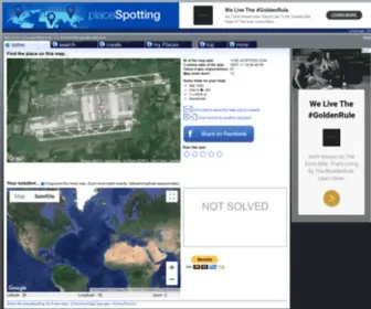 Placespotting.com(The online map game) Screenshot