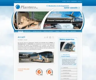 Placeteco.com(Moulage plastique & Usinage CNC) Screenshot