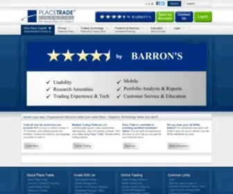 Placetrade.com(Page Redirection) Screenshot