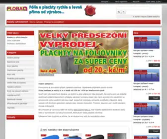 Plachty-Folie.cz(Flobal s.r.o) Screenshot