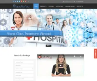 Placidperfect.com(Healthcare) Screenshot