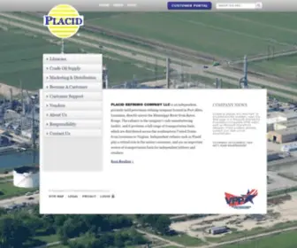 Placidrefining.com(Placid Refining Company) Screenshot