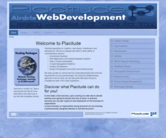 Placitude.com(Home Of Placitude Web Design) Screenshot