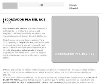 Pladelros.com(Escorxador Pla del Ros S.L.U) Screenshot