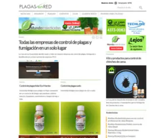 Plagasenred.com.ar(Plagas en Red) Screenshot
