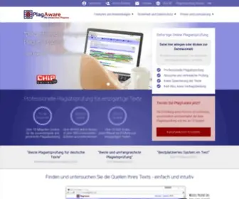 Plagaware.de(Contentklau und Website) Screenshot