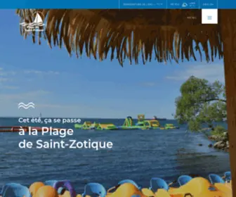 Plagest-Zotique.com(Plage de Saint) Screenshot