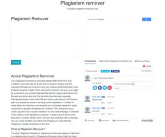 Plagiarism-Remover.xyz(Plagiarism Remover) Screenshot
