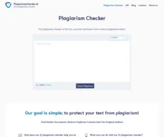 Plagiarismchecker.ai(Plagiarism Checker% Free) Check 5000) Screenshot