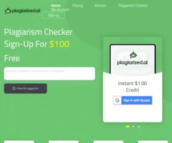 Plagiarized.ai(Plagiarized) Screenshot