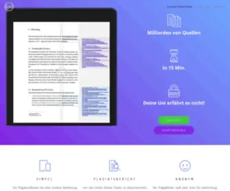 Plagiatspruefung.de(Plagiatsprüfung) Screenshot