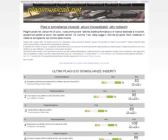 Plagimusicali.net(Plagi Musicali .Net) Screenshot