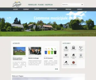 Plagne.ch(Commune de Sauge) Screenshot