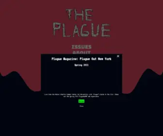 Plaguemag.com(The Plague Magazine) Screenshot