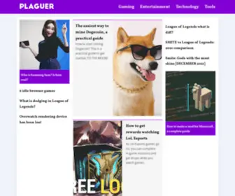 Plaguer.com(Get to know what) Screenshot