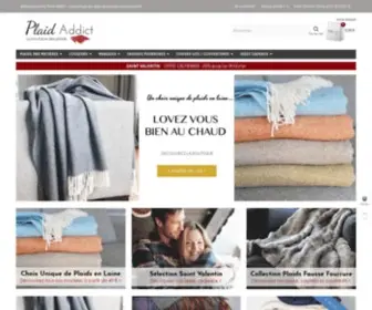 Plaid-Addict.com(Pure laine) Screenshot