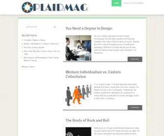 Plaidmag.com(plaidmag) Screenshot