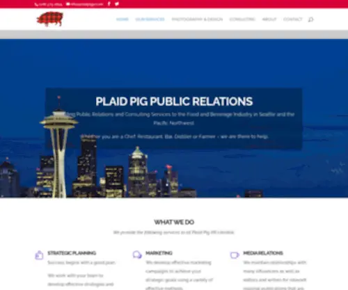 Plaidpigpr.com(Plaid Pig Public Relations) Screenshot